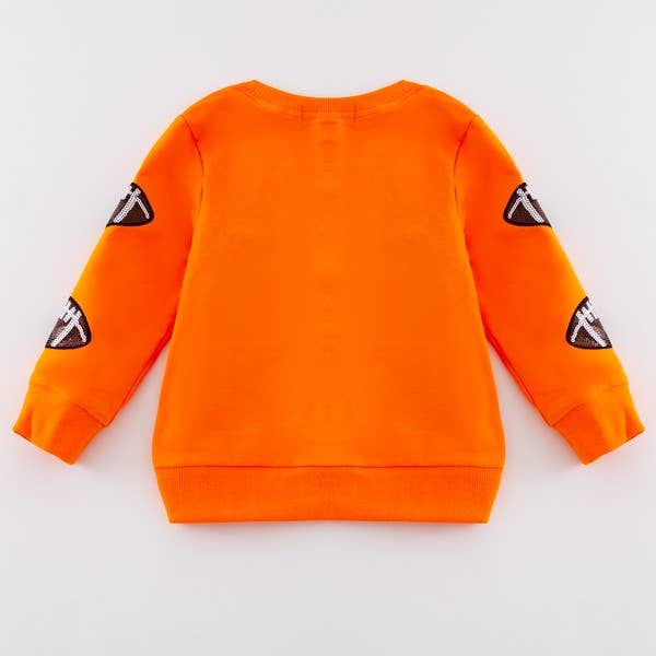 Sequin Football Shirt-Orange