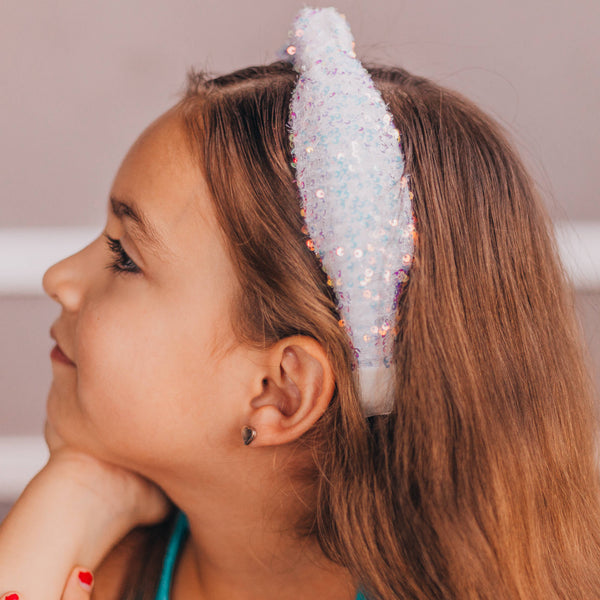 Sparkly Sequin Knot Headband (3 colors available)