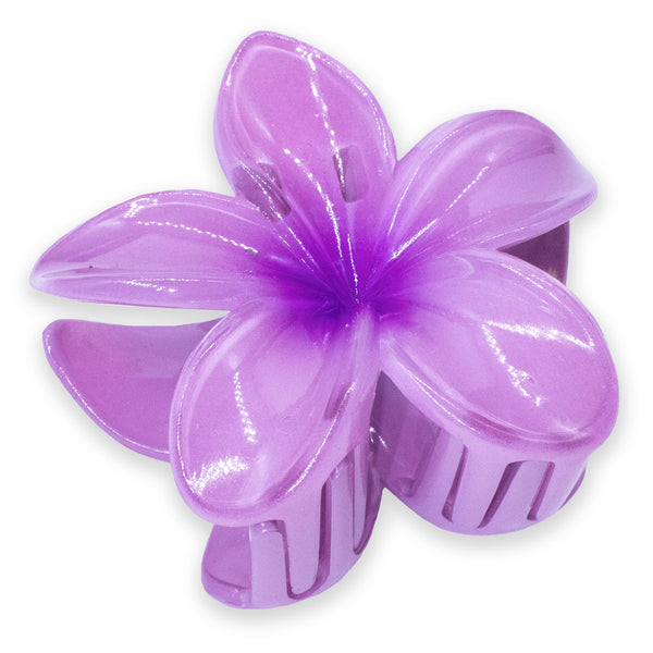 Plumeria Flower Hair Claw Clip - Tropical Floral