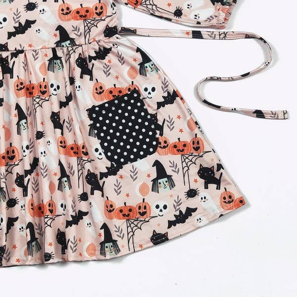 Bats & Black Cats Girls Dress