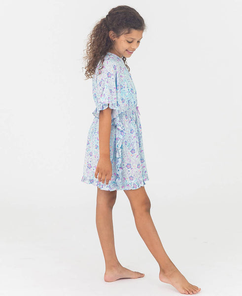 Fairytale Garden Ruffle Trim Cover-up 2T/3T