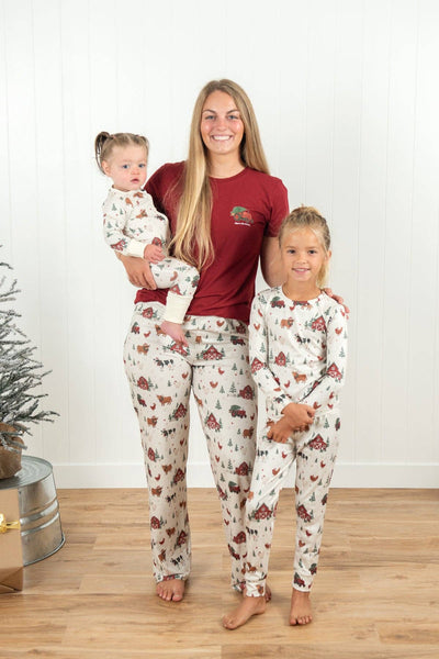Christmas Barns & Animals Toddler/Youth Pajama Set
