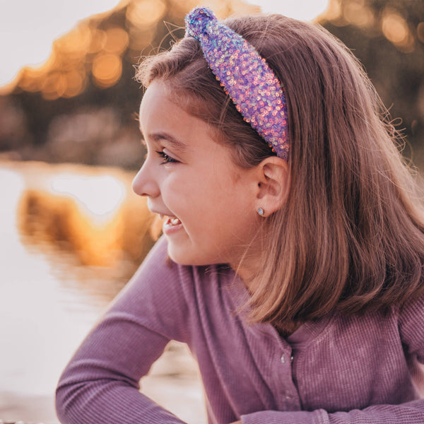 Sparkly Sequin Knot Headband (4 colors available)