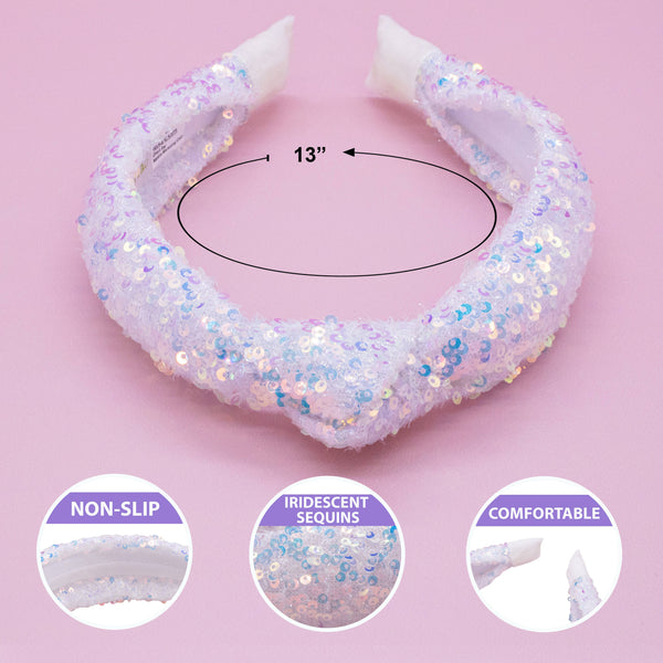 Sparkly Sequin Knot Headband (3 colors available)