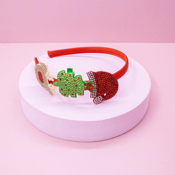 Christmas Charm Headband and Hair Clips - Interchangeable