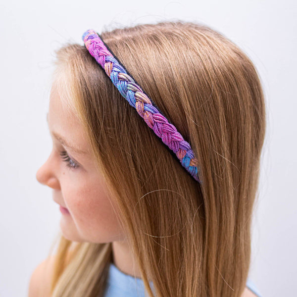 Metallic Braided Headband (4 colors available)