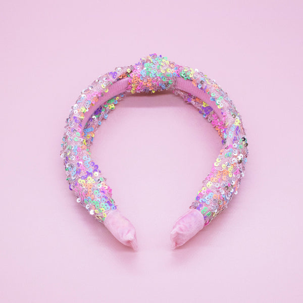 Sparkly Sequin Knot Headband (3 colors available)