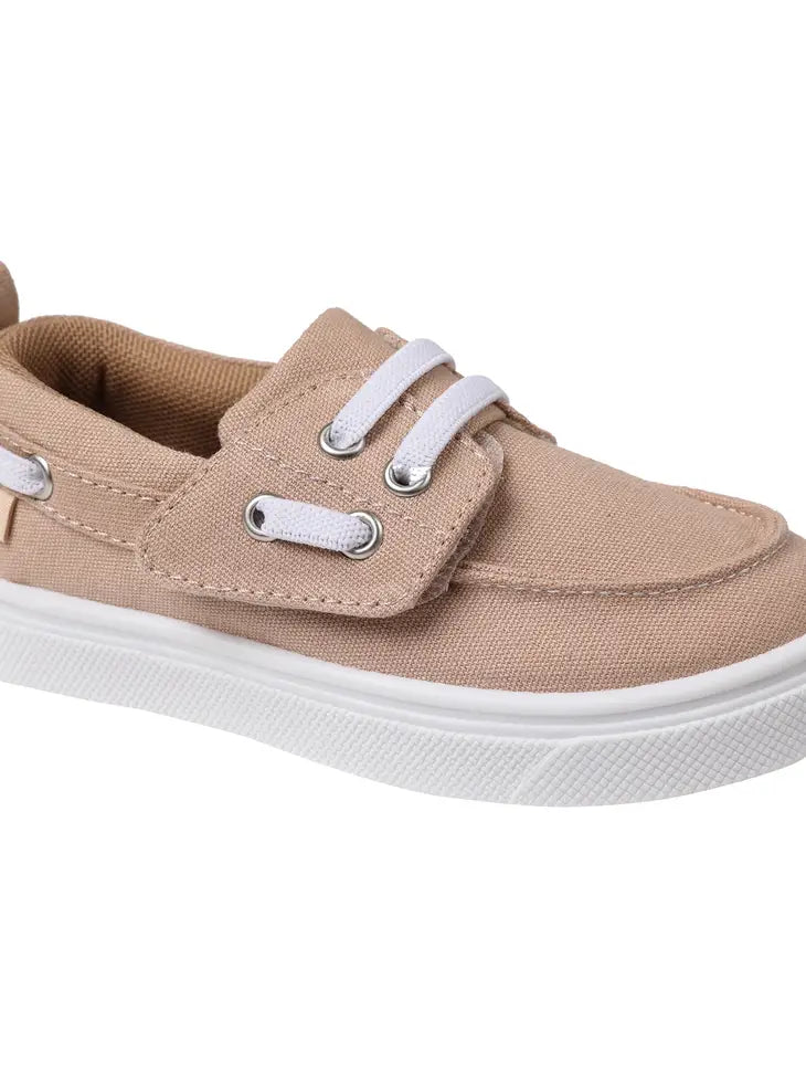 Jesse Khaki Boat Shoe