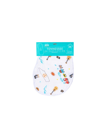 Tennessee Baby 2-in-1 Burp Cloth and Bib (Unisex) |