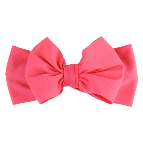 Hot Pink Swim Bow Headband