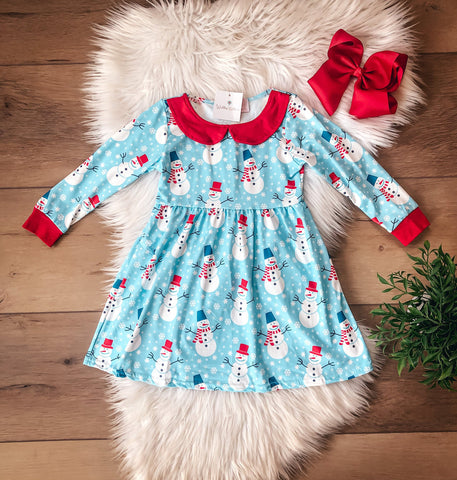 Happy Snowman Dress