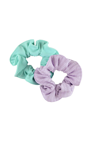 Vintage Aqua 2-Pack Scrunchies