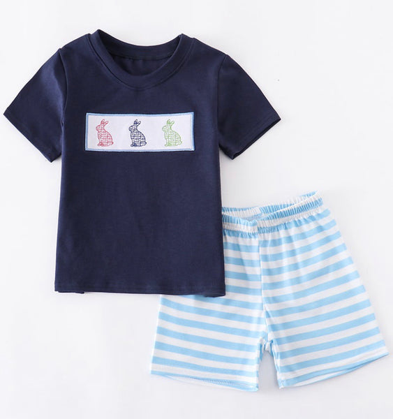 Navy Bunny Set