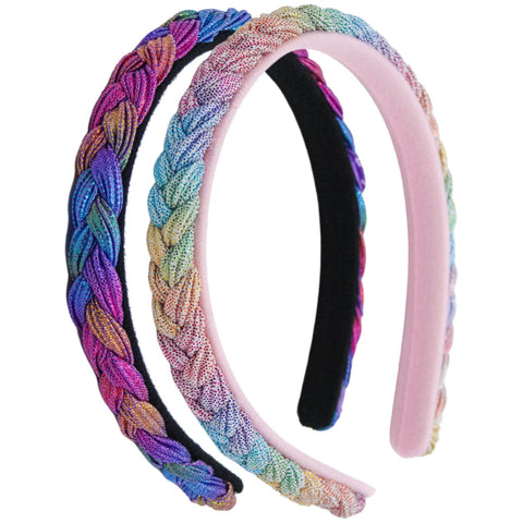 Metallic Braided Headband (4 colors available)